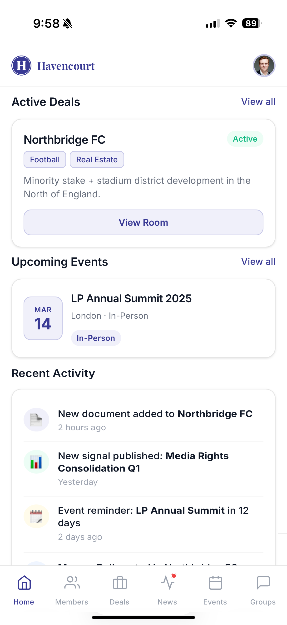 Havencourt LP portal
